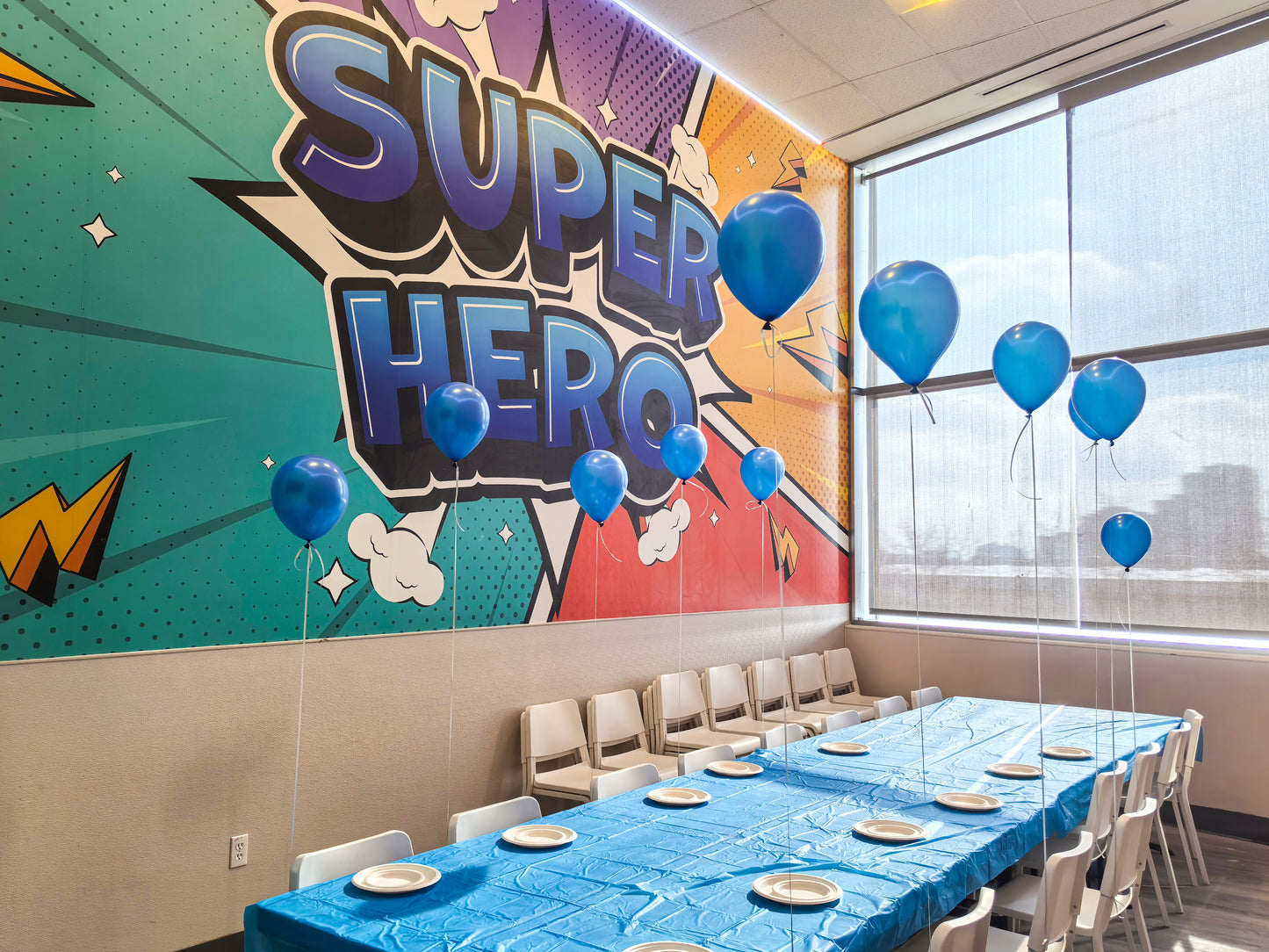 Superhero Party Room - Reservation Deposit