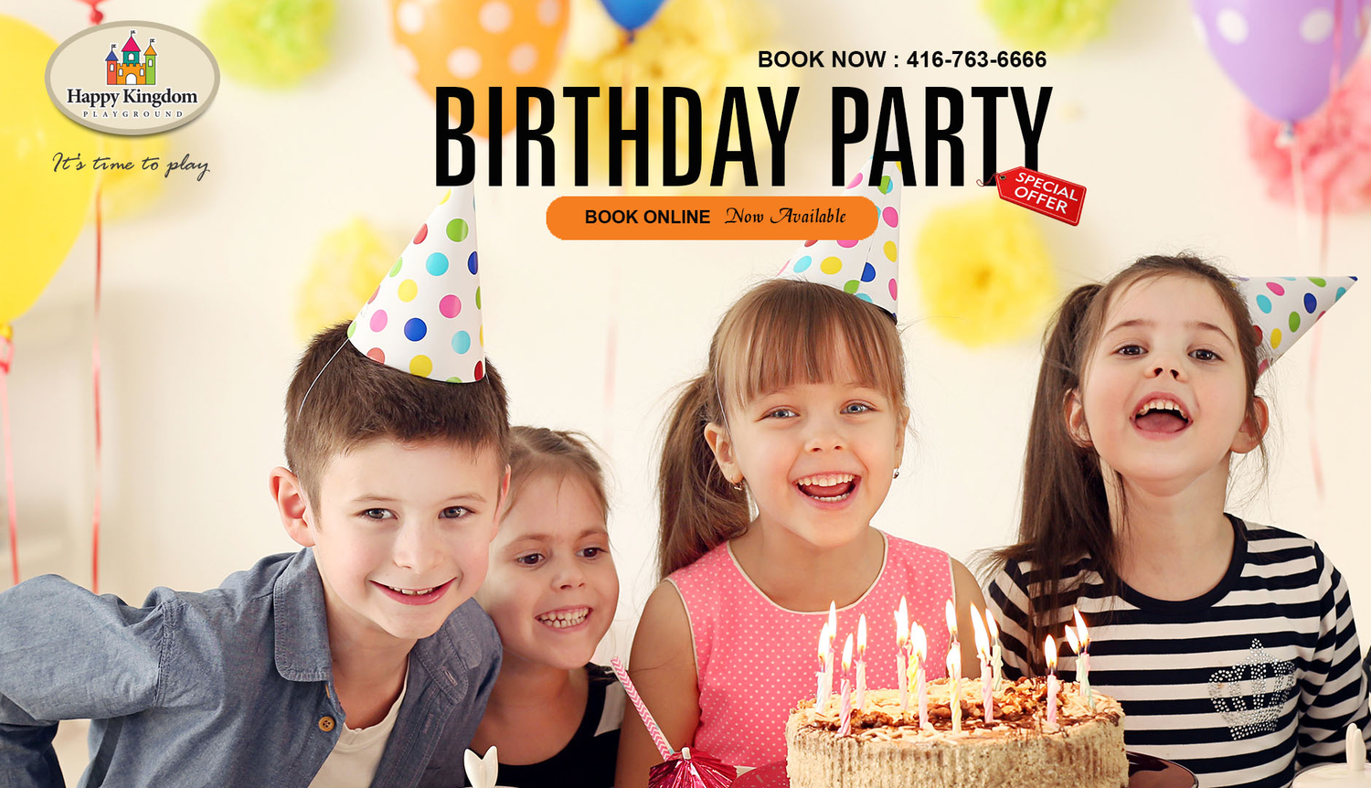 Birthday Party Packages Online Booking